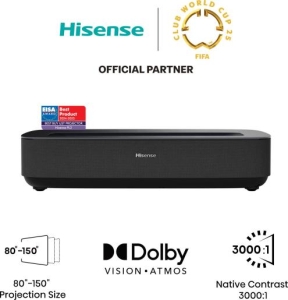 Hisense PL2 projektor UST krótkiego rzutu 4K laserowy z Dolby Atmos