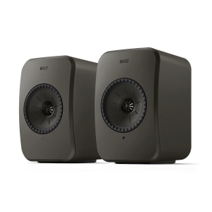 KEF LSX II LT Graphite Grey - Aktywne kolumny podstawkowe z Wi-Fi i BT