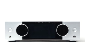 Onkyo Muse Y-40 srebrny wzmacniacz ze streamingiem i hdmi typu "all in one"