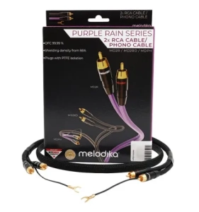 Melodika MDPHD15 - 1,5m 2xRCA Phono z uziemieniem 