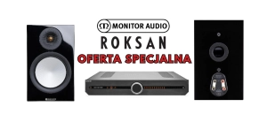 Zestaw Hi-Fi: Roksan Attessa + Monitor Audio Silver 100 7G Black High Gloss
