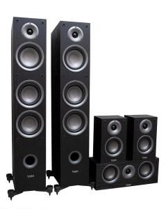 TAGA Harmony TAV-507F + TAV-C/S Black - zestaw kolumn 5.0