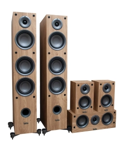 TAGA Harmony TAV-507F + TAV-C/S Oak - zestaw kolumn 5.0