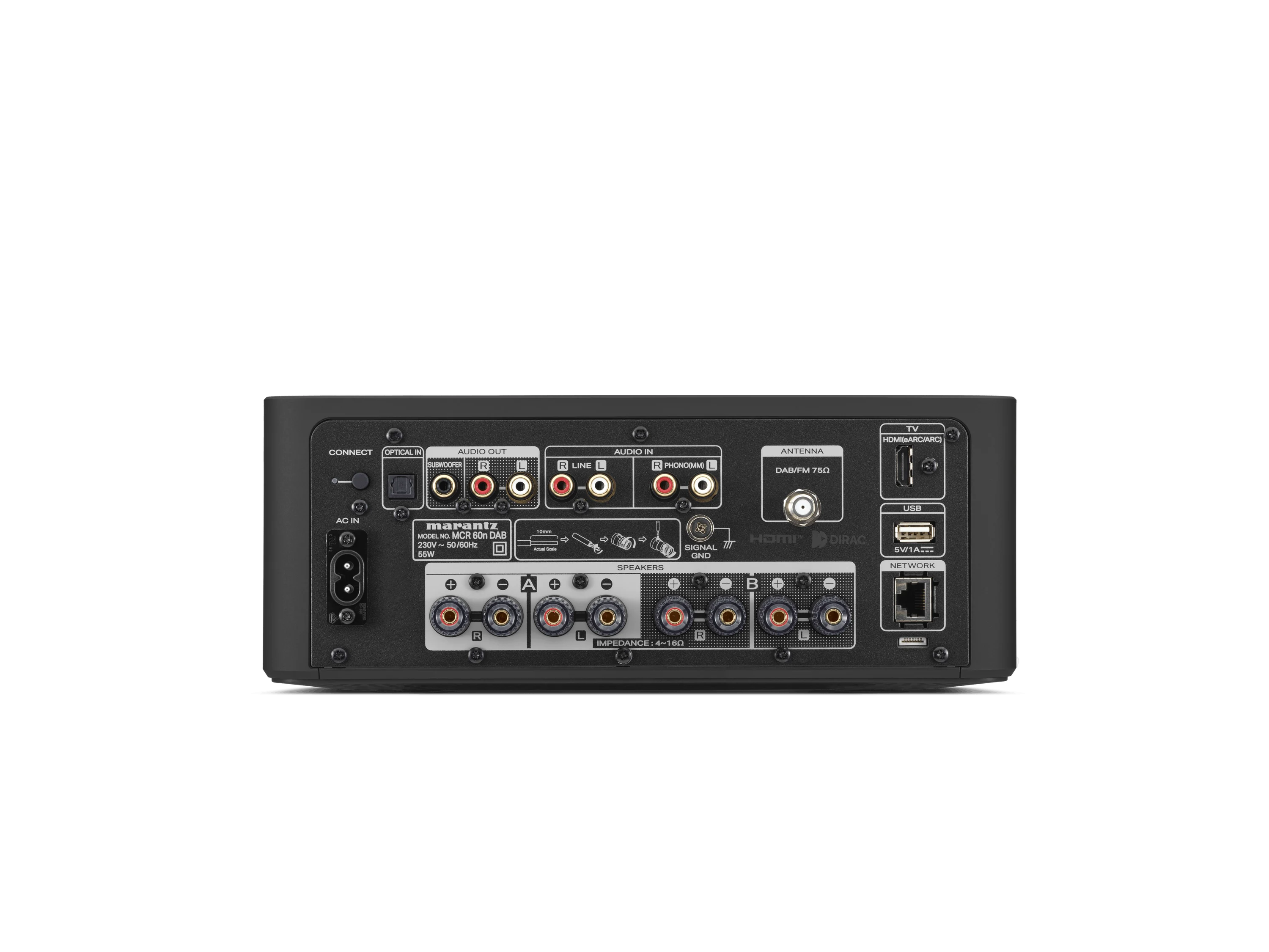 MARANTZ Marantz MCR 60n DAB — System hi-fi CD, HEOS, Bluetooth, HDMI