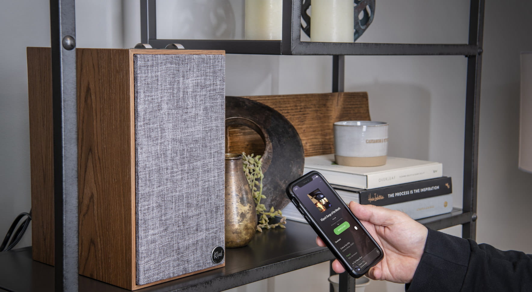 Enceintes Actives Klipsch The Fives - Bluetooth, HDMI-ARC, Pour TV Et Musique, Finition Noyer